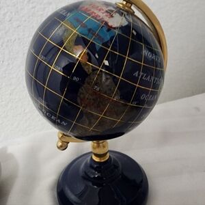 Elegant Blue and Gold Globe